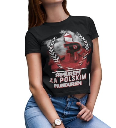 Koszulka damska MUREM ZA POLSKIM MUNDUREM 3